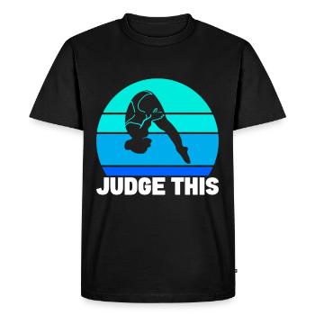 Diving diving board - Men's Premium Organic T-Shirt - black - Front - Nico (187cm)