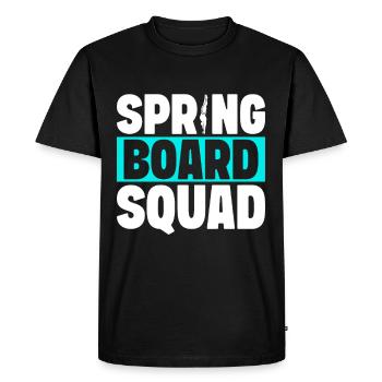 Diving diving board - Men's Premium Organic T-Shirt - black - Front - Nico (187cm)