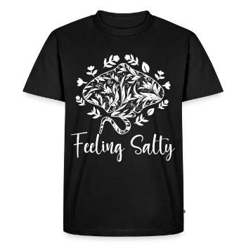 La raie manta se sent salée Raie manta - T-shirt Premium bio Homme - noir - Devant - Nico (187cm)