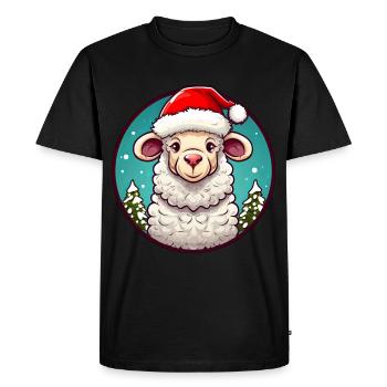Noël des moutons - T-shirt Premium bio Homme - noir - Devant - Nico (187cm)