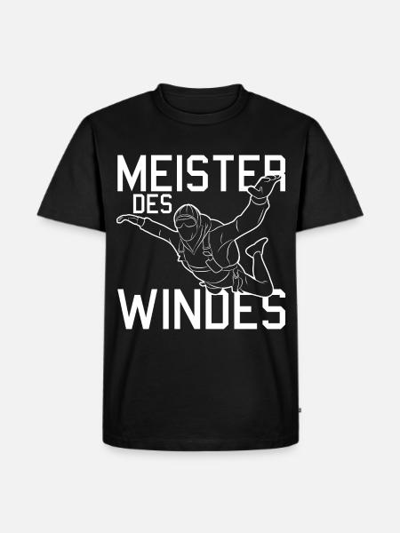 Indoor-Skydiving - Männer Premium Bio T-Shirt - Schwarz