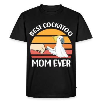 | des amoureux de Kakadu Cadeau Cockatoo Pet Birds - T-shirt Premium bio Homme - noir - Devant - Nico (187cm)