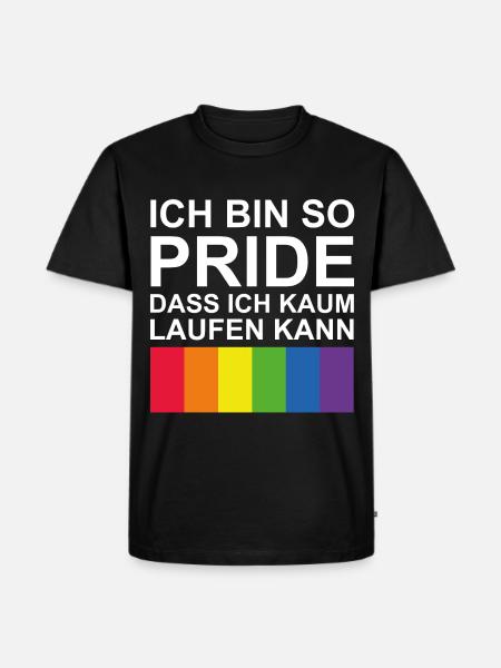 Fierté arc-en-ciel - T-shirt Premium bio Homme - noir