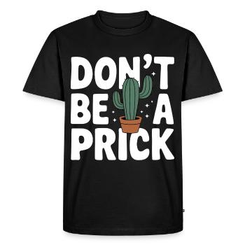 Cactus Cactus Plante du désert - T-shirt Premium bio Homme - noir - Devant - Nico (187cm)