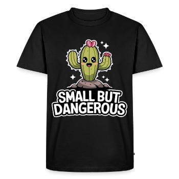 Cactus Cacti Desert Plant - Men's Premium Organic T-Shirt - black - Front - Nico (187cm)