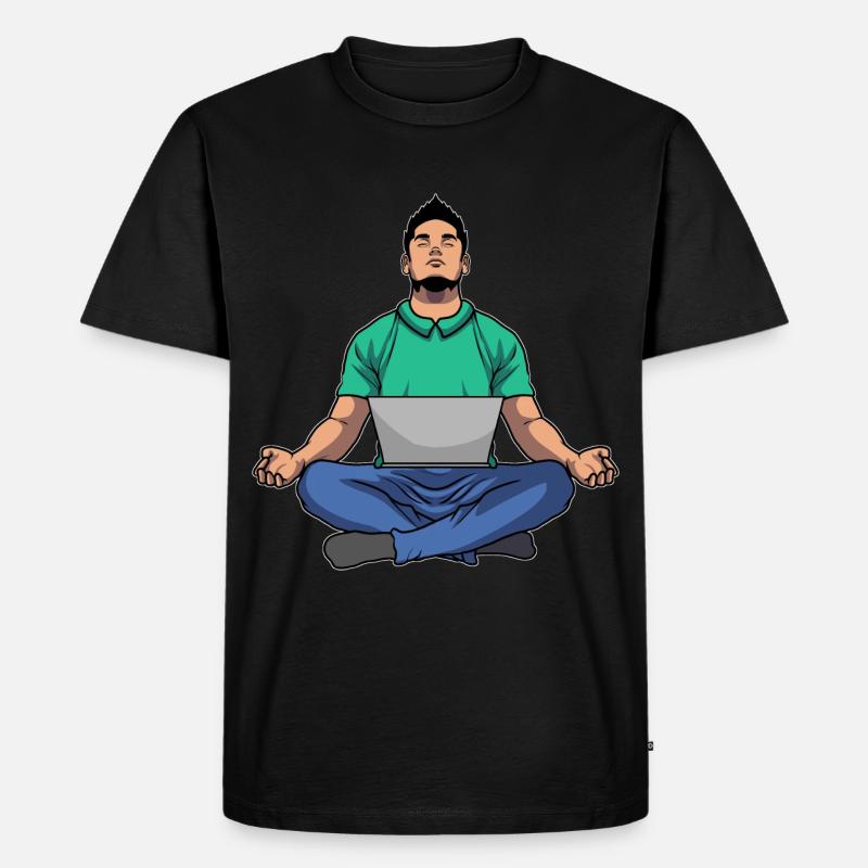 Programmer Coder Software Developer - Men's Premium Organic T-Shirt - black