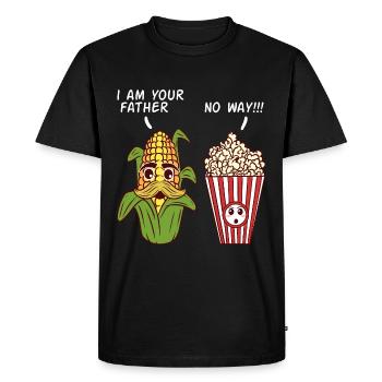Vegan Farm Vegetable Yellow Cooking Collection - T-shirt Premium bio Homme - noir - Devant - Nico (187cm)