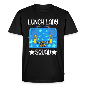 Food Package Meal Cook Cuisine Dish Apparel Title - Men's Premium Organic T-Shirt - black - Front - Nico (187cm)