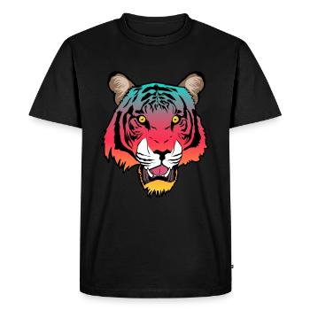Êtes-vous un fan des animaux de la vie sauvage? - T-shirt Premium bio Homme - noir - Devant - Nico (187cm)