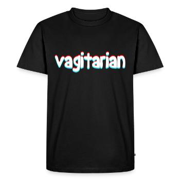 Chemise humoristique adulte drôle vagin pour les - T-shirt Premium bio Homme - noir - Devant - Nico (187cm)