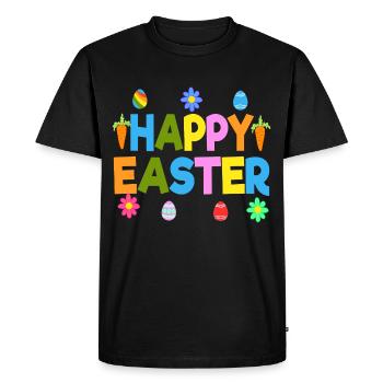 Le cadeau parfait pour ceux qui aiment Pâques et - T-shirt Premium bio Homme - noir - Devant - Nico (187cm)