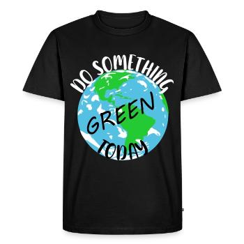 Nature Conservation Climate Conservationists Sea - Men's Premium Organic T-Shirt - black - Front - Nico (187cm)