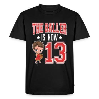 Coach Player Team Rebound Court Collection The - T-shirt Premium bio Homme - noir - Devant - Nico (187cm)