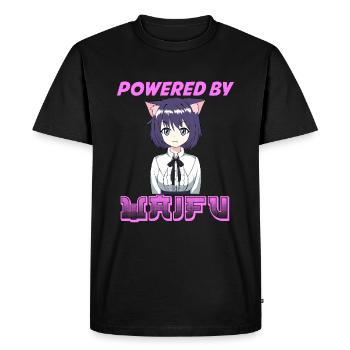 Propulsé par Waifu Anime Lover Shirt for Kawaii - T-shirt Premium bio Homme - noir - Devant - Nico (187cm)
