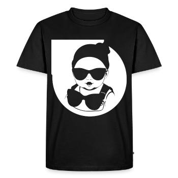 Funny Toddler Wearing Sunglasses Cool Baby - Men's Premium Organic T-Shirt - black - Front - Nico (187cm)