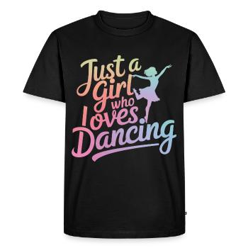 Dansant Danseurs Dansant - T-shirt Premium bio Homme - noir - Devant - Nico (187cm)