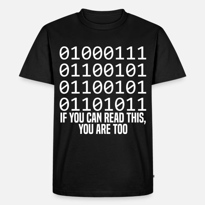 Programmierer Coder Software Entwickler - Männer Premium Bio T-Shirt - Schwarz