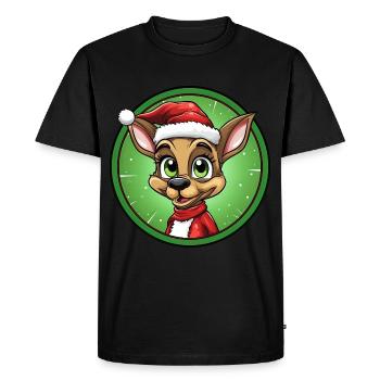 Ant Christmas - Men's Premium Organic T-Shirt - black - Front - Nico (187cm)