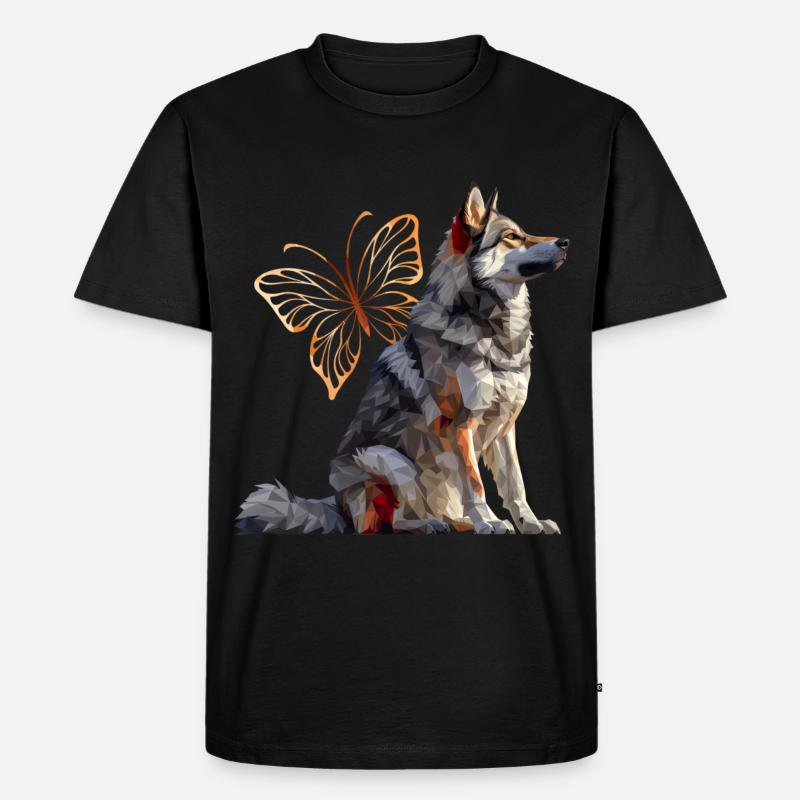 Elkhound - Men's Premium Organic T-Shirt - black