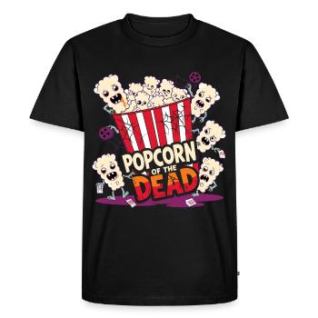Funny horror design for moviegoers - Men's Premium Organic T-Shirt - black - Front - Nico (187cm)