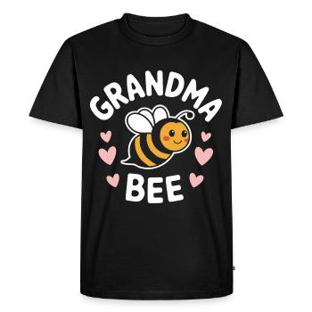 abeille abeille apicultrice abeille abeille - T-shirt Premium bio Homme - noir - Devant - Nico (187cm)