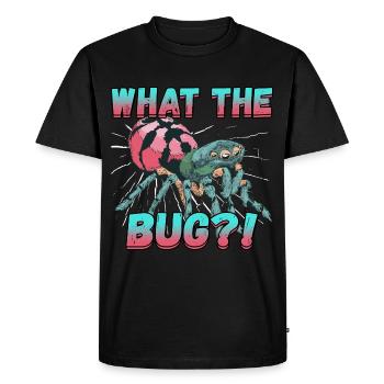 Quel est le bug pour un technicien en lutte antiparasitaire - T-shirt Premium bio Homme - noir - Devant - Nico (187cm)