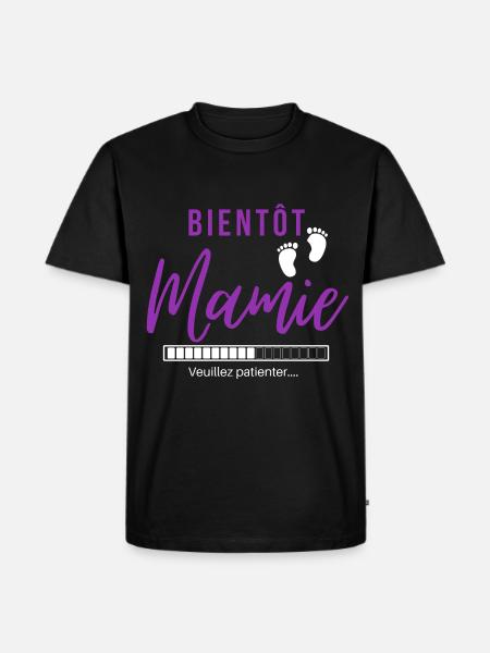 Bientôt Mamie - T-shirt Premium bio Homme - noir