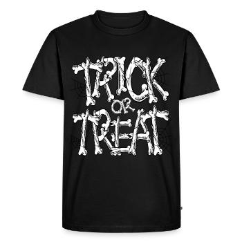 Trick or treat - T-shirt Premium bio Homme - noir - Devant - Nico (187cm)