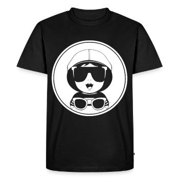 Funny Toddler Wearing Sunglasses Cool Baby - Men's Premium Organic T-Shirt - black - Front - Nico (187cm)