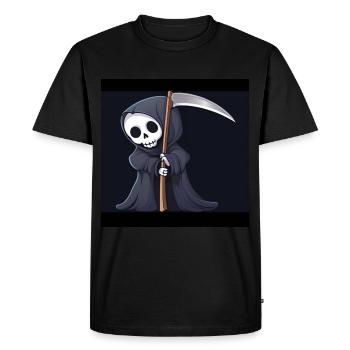 The Grim Reaper - Men's Premium Organic T-Shirt - black - Front - Nico (187cm)