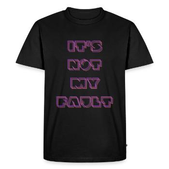New design, INMF2024 - Men's Premium Organic T-Shirt - black - Front - Nico (187cm)