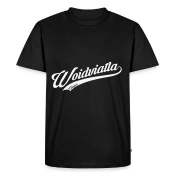 Woidviatla Original – La fierté du Waldviertel - T-shirt Premium bio Homme - noir - Devant - Nico (187cm)