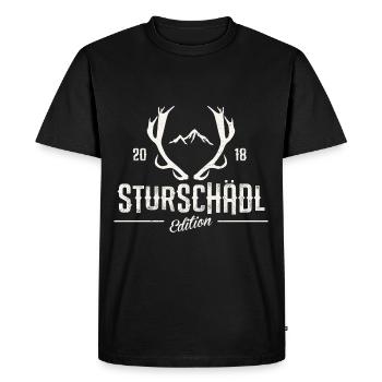 Sturschädl Edition : pour les vraies personnes têtues avec du style - T-shirt Premium bio Homme - noir - Devant - Nico (187cm)