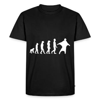 evolution wing suit - Men's Premium Organic T-Shirt - black - Front - Nico (187cm)