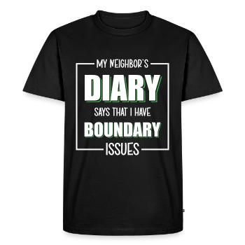 Neighbor Friends Apartment Alcohol - Men's Premium Organic T-Shirt - black - Front - Nico (187cm)