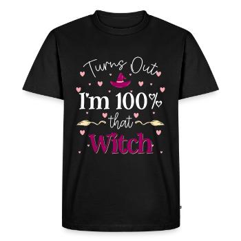 Sorcière Magic Spell Walpurgis Nuit - T-shirt Premium bio Homme - noir - Devant - Nico (187cm)