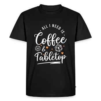 Jeu De nuit Jeu de cartes d’échecs - T-shirt Premium bio Homme - noir - Devant - Nico (187cm)