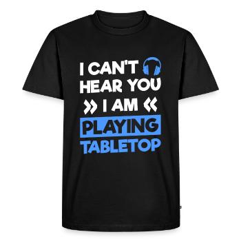 Jeux de société Jeu de rôle de personnage de joueur de société - T-shirt Premium bio Homme - noir - Devant - Nico (187cm)
