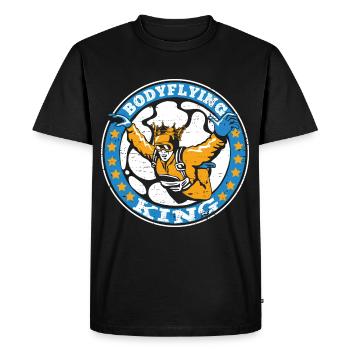 Indoor Skydiving - Men's Premium Organic T-Shirt - black - Front - Nico (187cm)