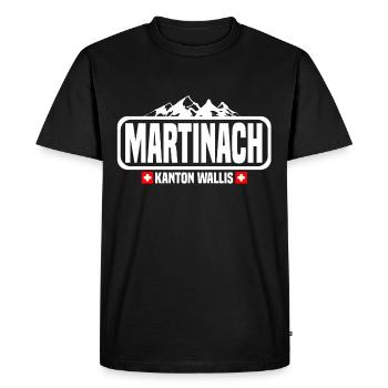 martinach - T-shirt Premium bio Homme - noir - Devant - Nico (187cm)