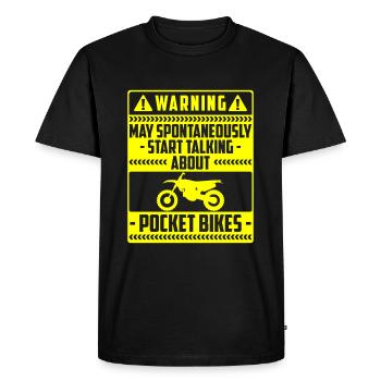 Motocross Enduro Motocyclistes - T-shirt Premium bio Homme - noir - Devant - Nico (187cm)