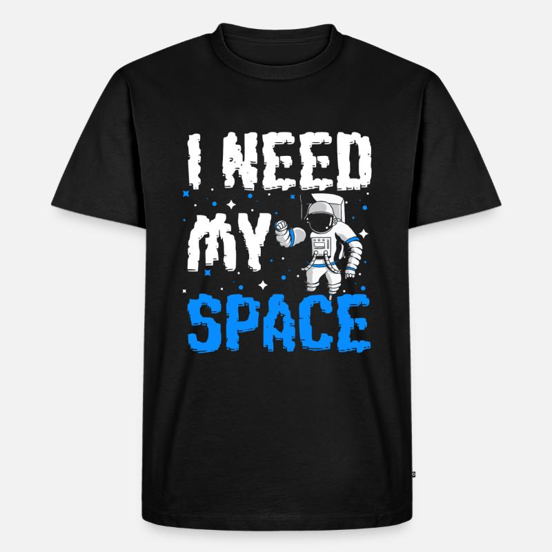 Fusée Star du logo spatial - T-shirt Premium bio Homme - noir