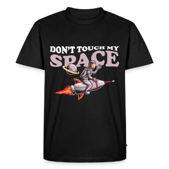 Navette spatiale Weightless Stars Spaceman - T-shirt Premium bio Homme - noir - Devant - Nico (187cm)