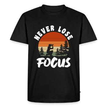 Photography SLR Digital Camera - Men's Premium Organic T-Shirt - black - Front - Nico (187cm)