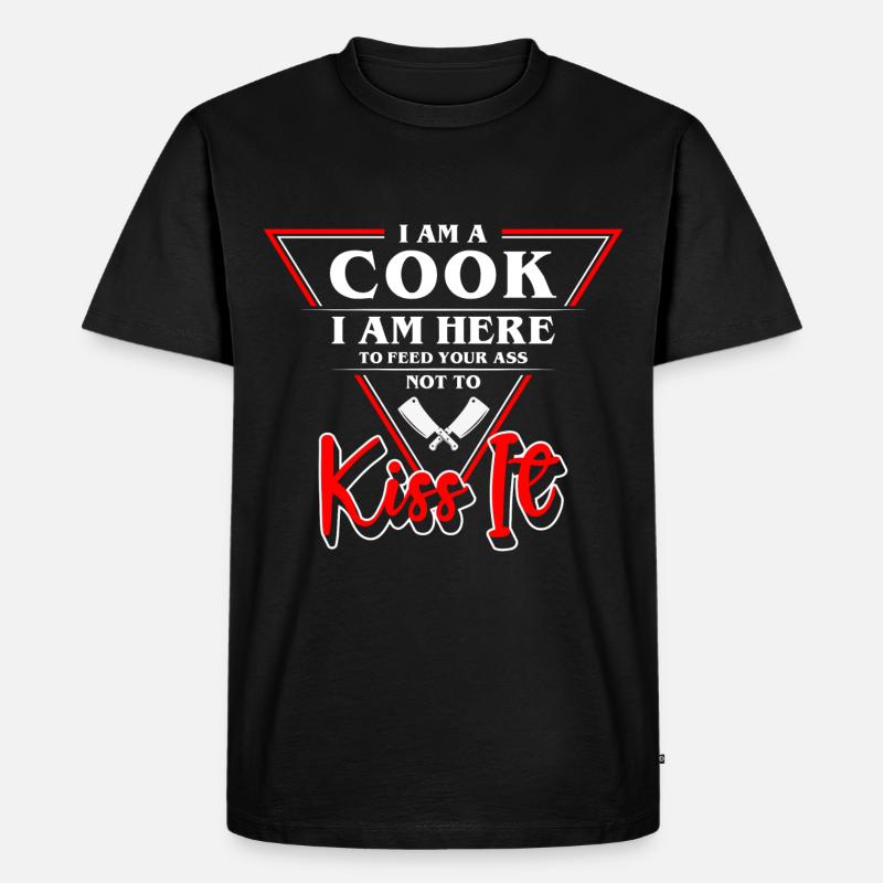 Küchenchef Beruf Kochkunst - Männer Premium Bio T-Shirt - Schwarz