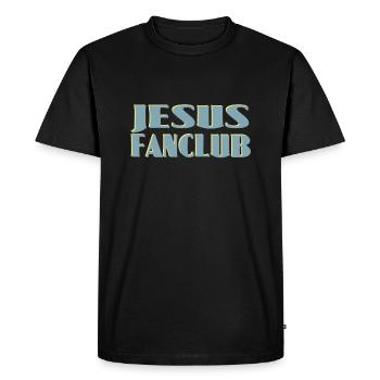 Fan Club de Jésus - T-shirt Premium bio Homme - noir - Devant - Nico (187cm)