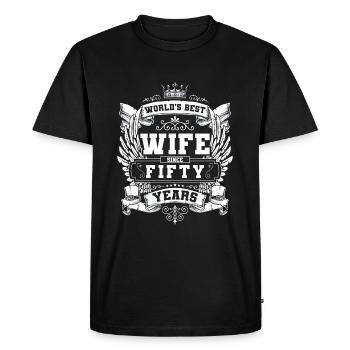 Célébrez Buvez de la bière - T-shirt Premium bio Homme - noir - Devant - Nico (187cm)