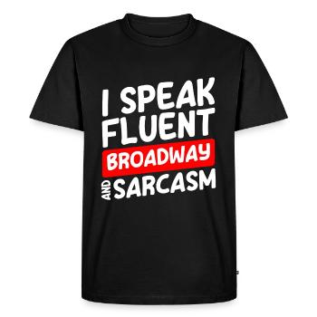 Acteur Répétition Théâtre Pièce Opéra - T-shirt Premium bio Homme - noir - Devant - Nico (187cm)