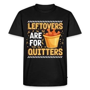 Restaurant Nourriture Repas Boissons - T-shirt Premium bio Homme - noir - Devant - Nico (187cm)