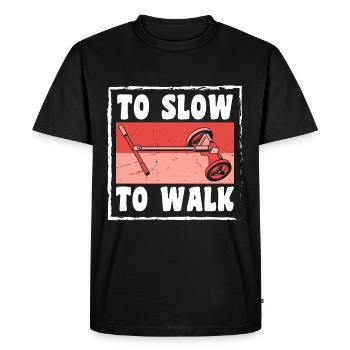 Roller Balance Tours - Men's Premium Organic T-Shirt - black - Front - Nico (187cm)